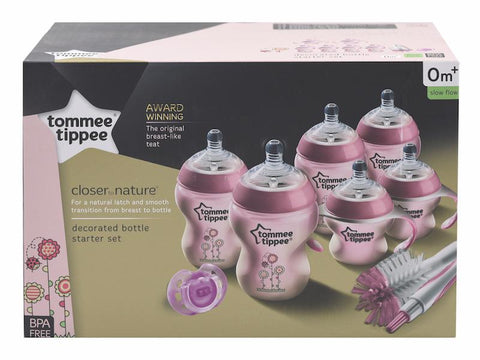 Tommee Tippee HK Sale Pink Bottle Newborn Kit Pink