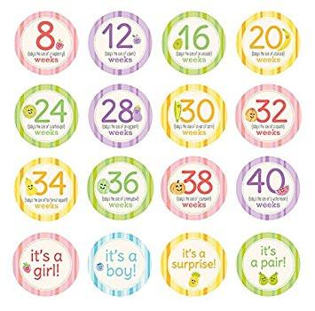 Pearhead香港限定優惠 懷孕週期貼紙