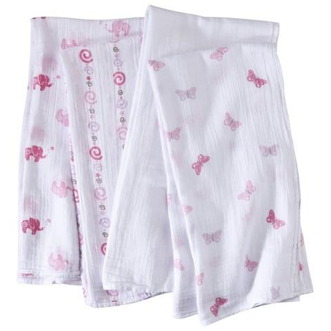 Aden Anais 香港限定優惠 Girls N Swirls Swaddle Plus 4 Pack