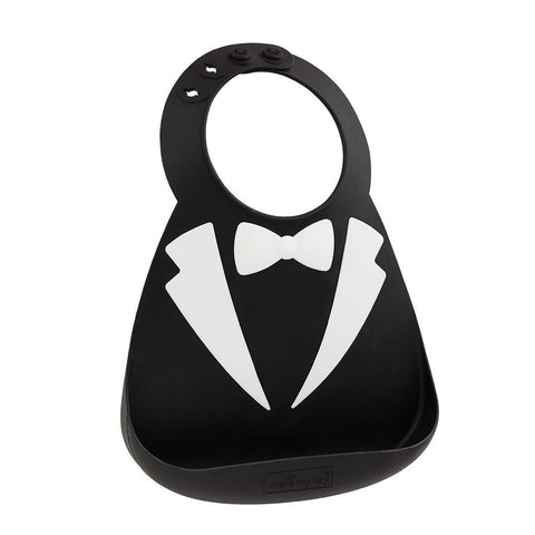 Make My Day HK Bibs Tux Black & White