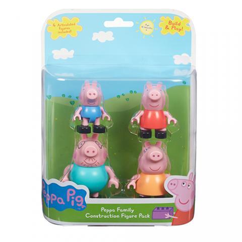 Peppa Pig Construction - Family Pack Figures