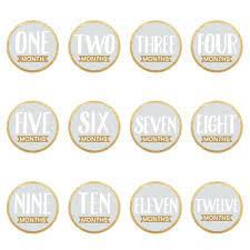 Pearhead香港限定優惠 寶寶第一閃亮金箔亮粉圓型貼紙