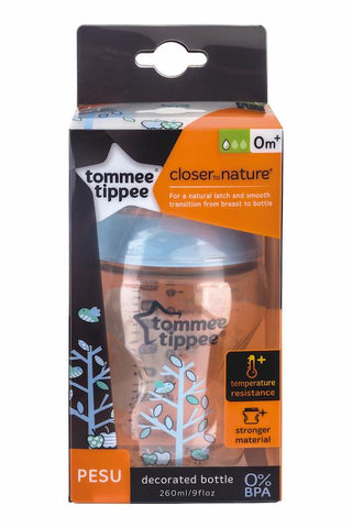 Tommee Tippee HK Sale CTN PESU Decorated 260ml Blue