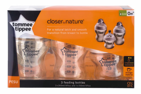 Tommee Tippee 香港 Closer to Nature PESU 奶瓶套裝  PESU Set