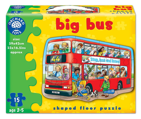 Orchard Toys HK Sale Big Bus 15 Pieces