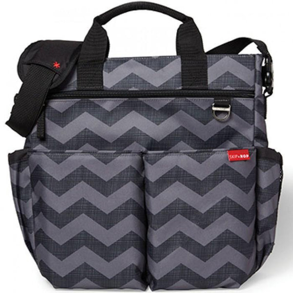 Skip Hop 香港 Sale Duo Signature Diaper Bag Tonal Chevron